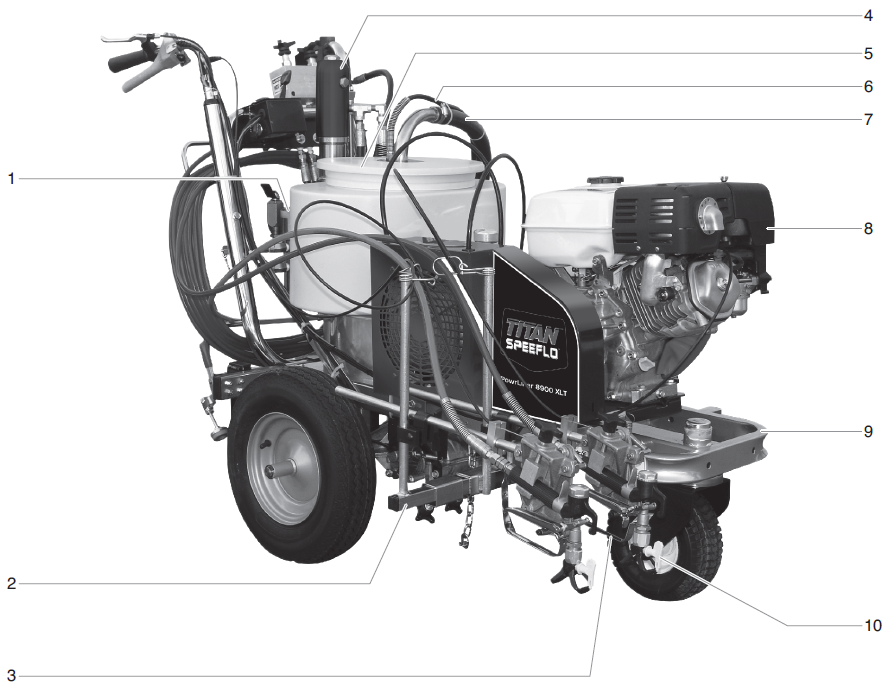 PowrLiner 8900XLT Main Assembly — Gas Model